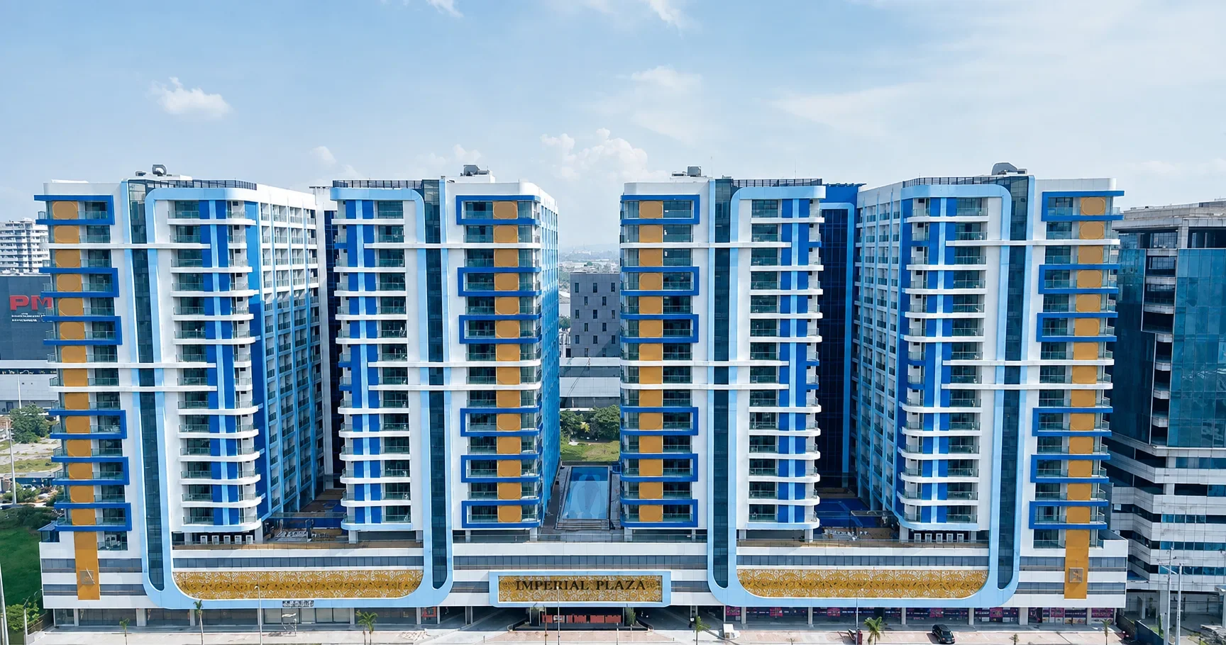Marina Bay South Shore residences overlooking the bay